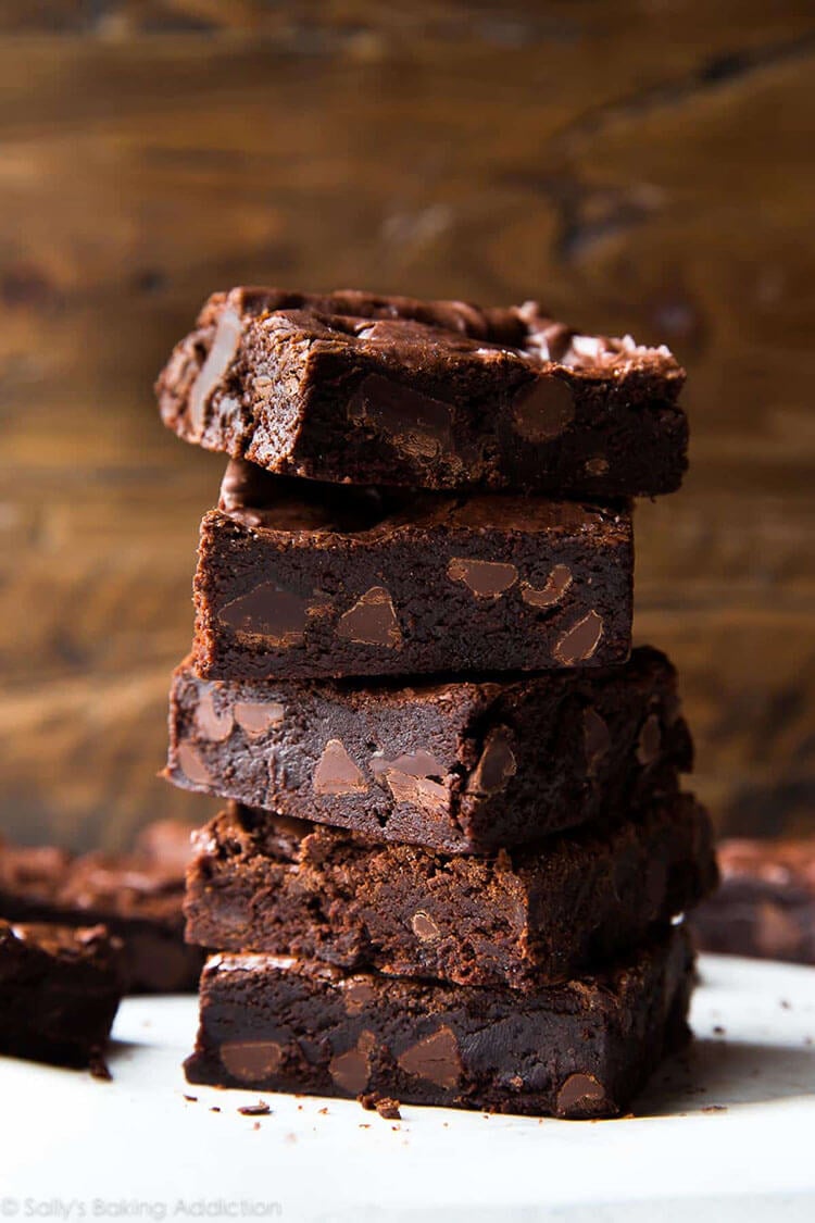 Seriously Fudgy Homemade Brownies