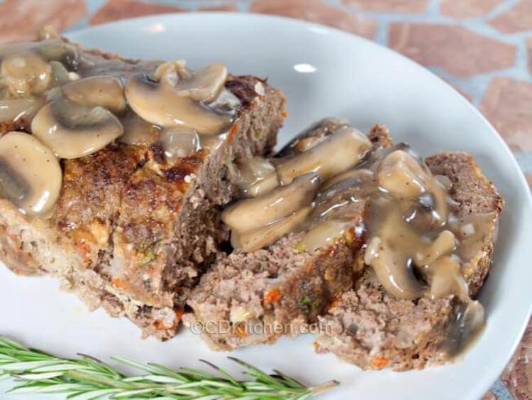 Meatloaf With Mushroom Gravy