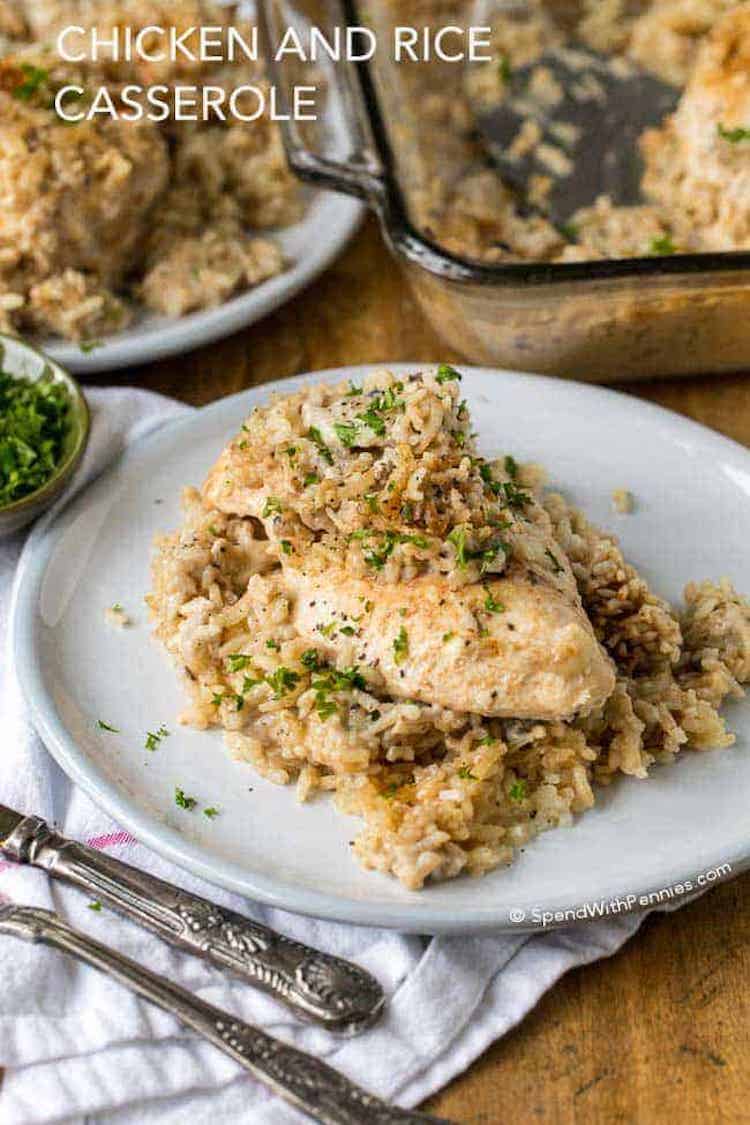chicken and rice casserole