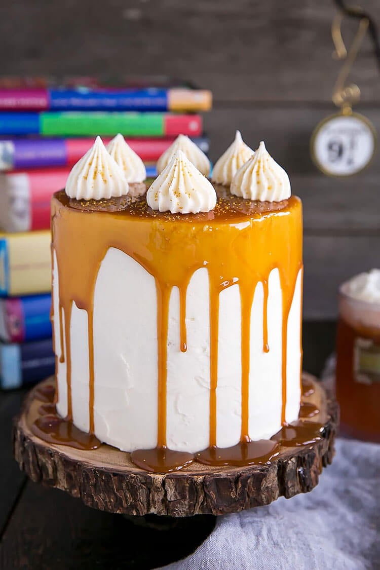 Butterbeer Cake (Harry Potter Cake)