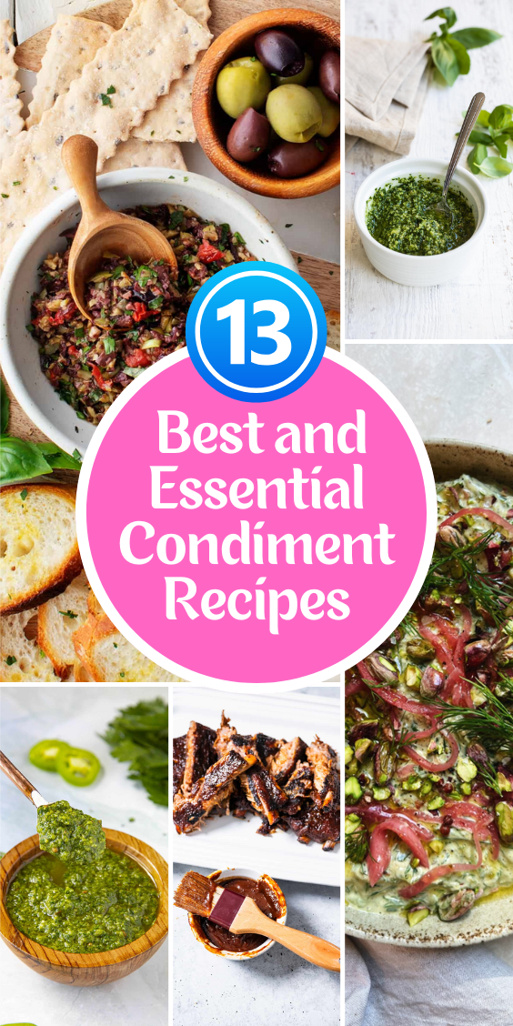 13 Best and Essential Condiment Recipes