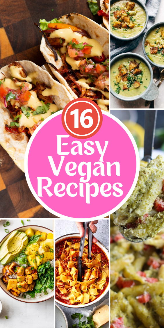 16 Easy Vegan Recipes Packed with Flavor