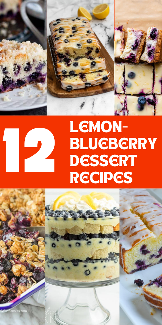 12 Best Lemon-Blueberry Dessert Recipes