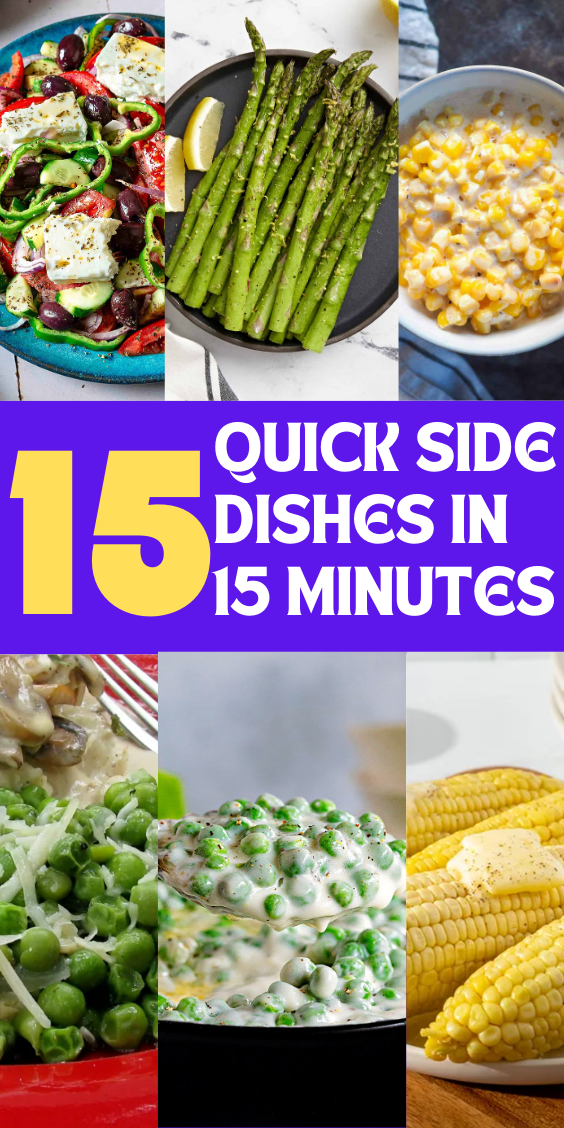 15 quick side dishes in 15 minutes