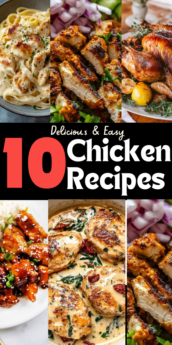 Recreate the Magic: 10 Chicken Recipes at Home