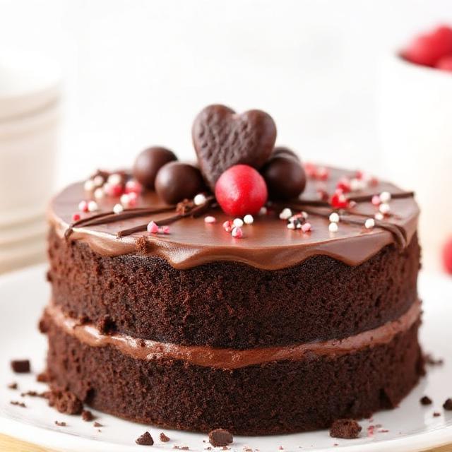 American Style Chocolate Fudge Cake