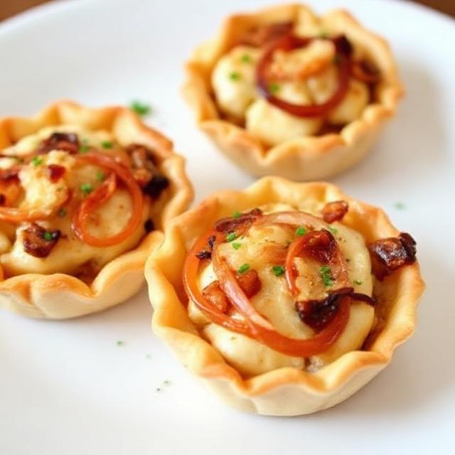Puff Pastry Goat’s Cheese & Onion Tarts