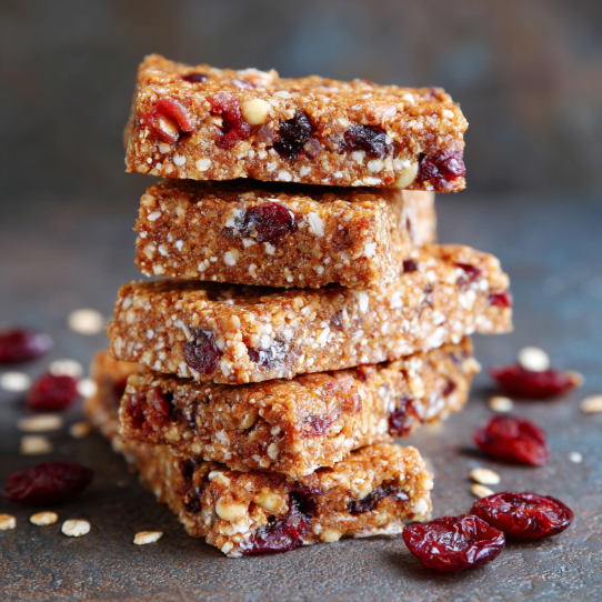 Cinnamon Cranberry Energy Bars