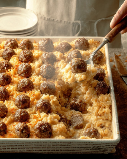 Midwest Meatball Casserole