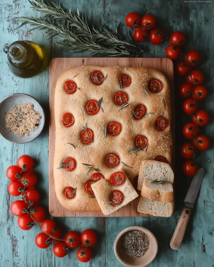 Tomato & Rosemary Focaccia