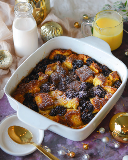 Brioche & Christmas Pudding Bread & Butter Pudding