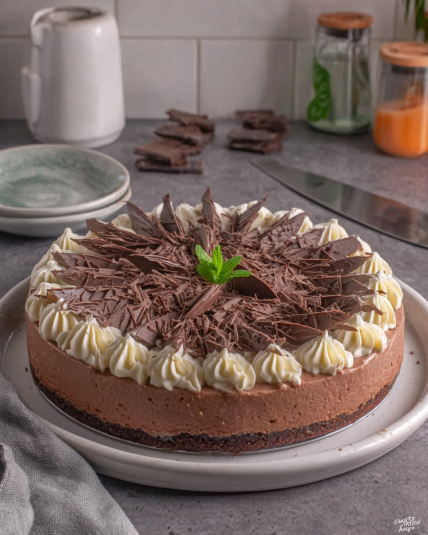 After Eight Cheesecake (No Bake)