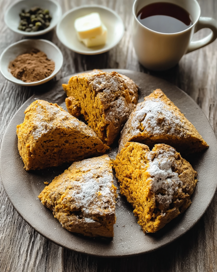 Cinnamon Pumpkin Scones