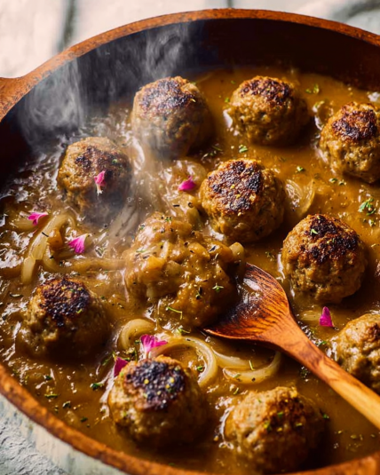 Meatballs and Gravy