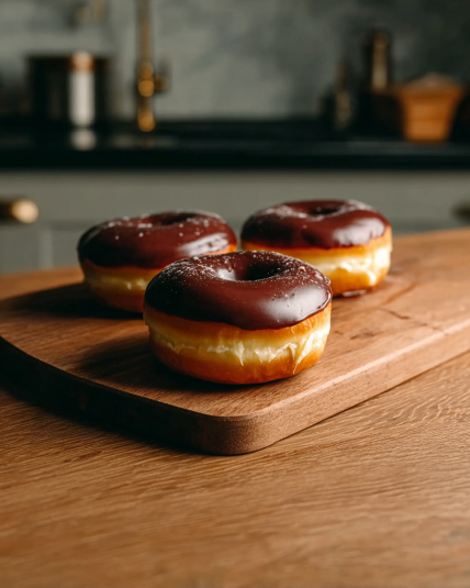 Easy Boston Cream Donuts