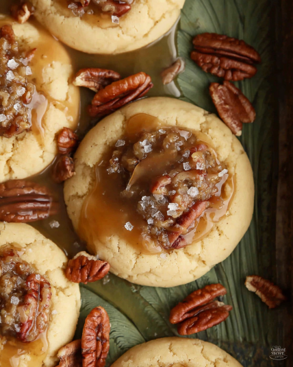 Salted Pecan Pie Cookies