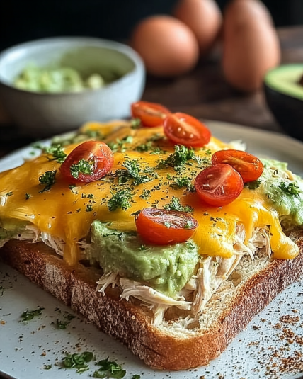 Savory Chicken Avocado Melt Quick and Simple Recipe