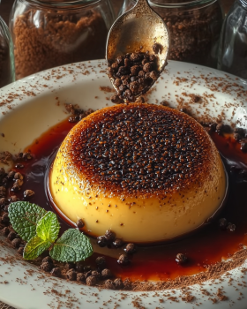 French Chocolate Flan