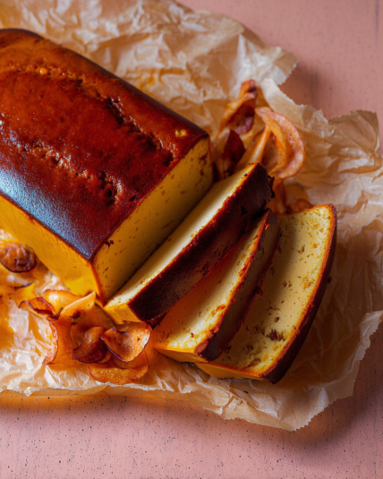 pumpkin basque cheesecake