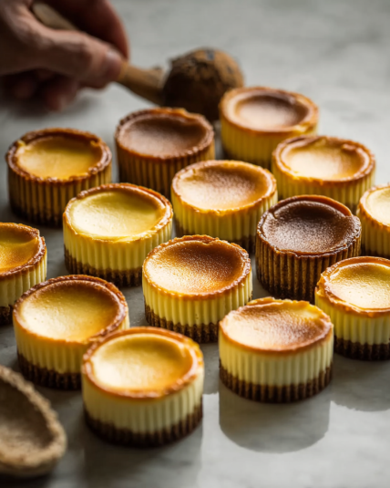 Easy Creme Brûlée Cheesecake Cupcakes