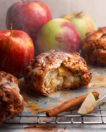 Air Fryer Apple Fritters (With Glaze)