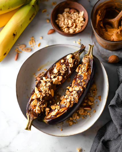 Air Fryer Banana Split