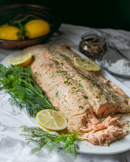 Baked Lemon Dill Salmon