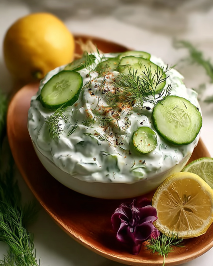 Creamy Cucumber Dill Dressing and Dip