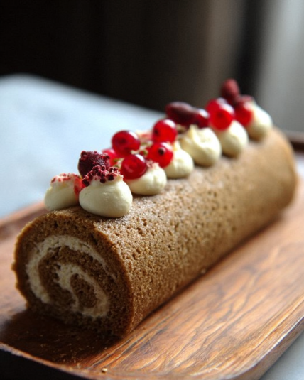 Gingerbread Swiss Roll