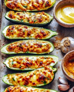 BBQ Chicken Stuffed Zucchini for a Flavor-Packed Feast