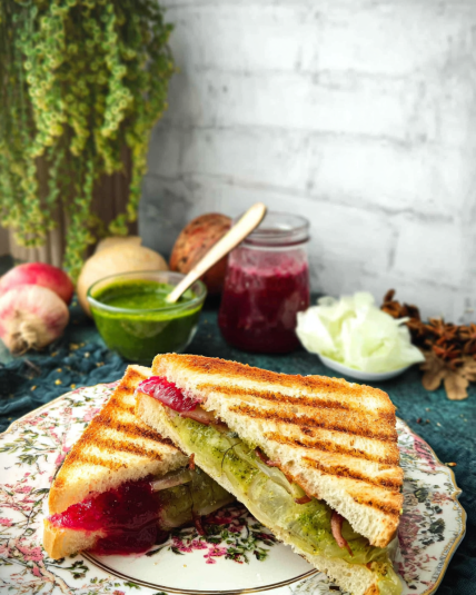 Vegetable Grilled Sandwich