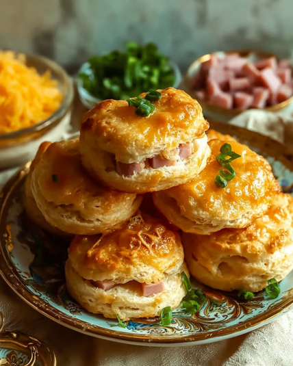 Ham & Cheese Biscuits: Fluffy Treats Ready in 30 Minutes