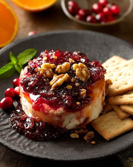 Cranberry Baked Brie