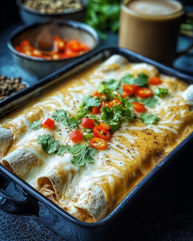 Creamy White Chicken Enchiladas: Comfort Food for Busy Nights