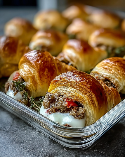 Irresistible Baked Sausage Cream Cheese Crescents for Easy Snacking