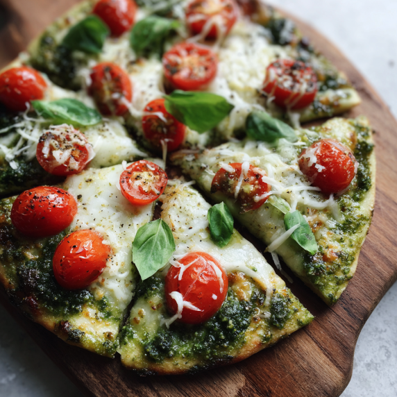 Pesto Chicken Flatbread: A Delicious and Easy Recipe for Dinner